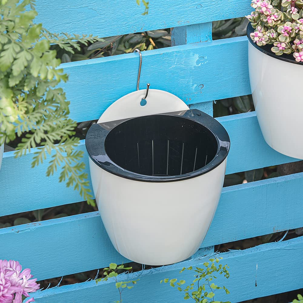 BowLift | Self-watering hanging plant pot – Modern flower pot for wall mounting