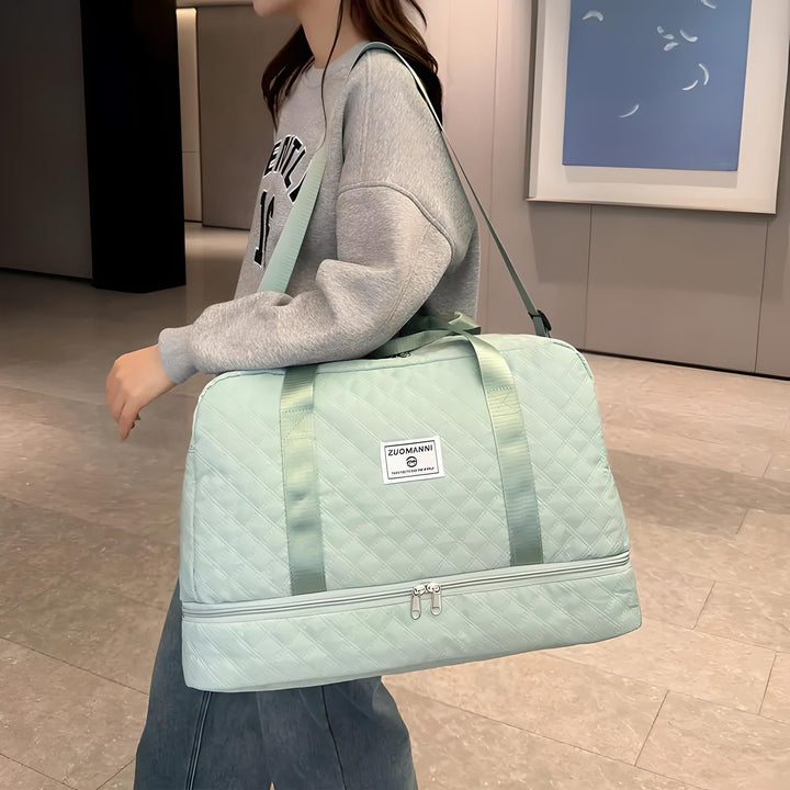 BowLift | Spacious Weekender Duffle Bag | Water-Resistant, Multi-Compartment & Ideal for Short Trips and Gym Sessions