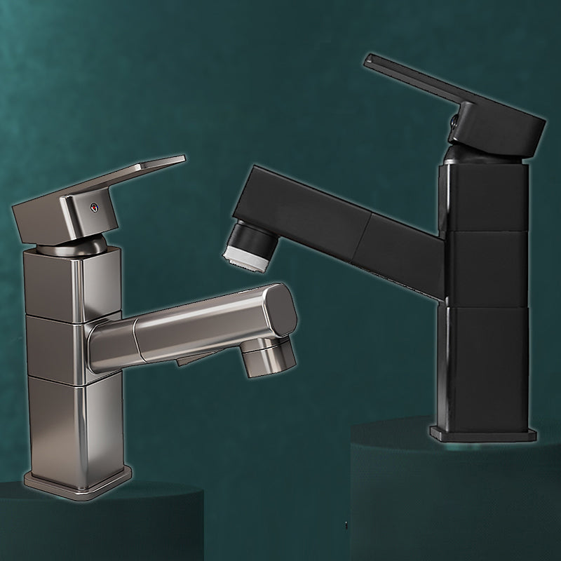BowLift | Contemporary bathroom sink faucet single-handle swivel spout sink faucet