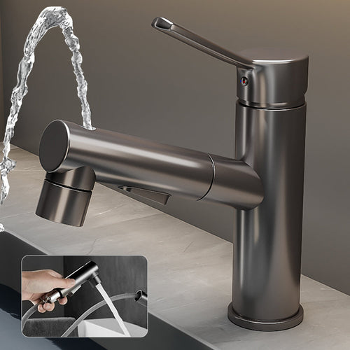 BowLift | Contemporary bathroom sink faucet single-handle swivel spout sink faucet