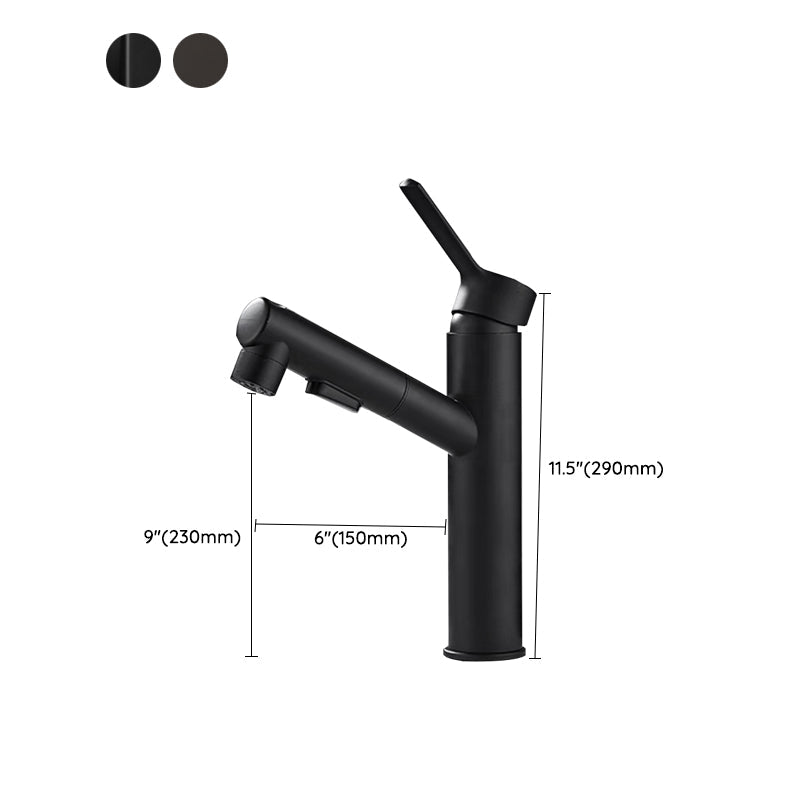 BowLift | Contemporary bathroom sink faucet single-handle swivel spout sink faucet