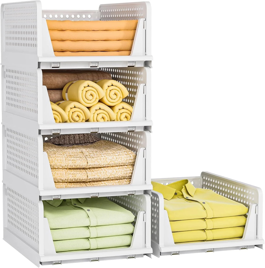Stackable Wardrobe Storage Organizer For Cloth Storage