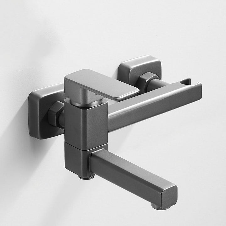 BowLift | Modern Bathtub Faucet Copper with Handheld Shower Wall-Mounted Bathtub Filler