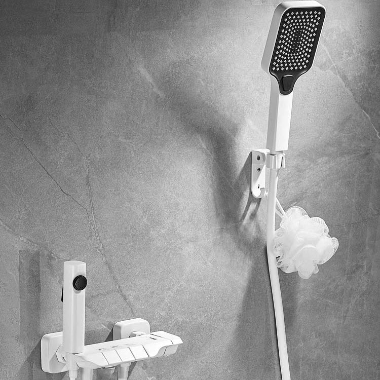BowLift | Push-button shower system wall mounting hand shower square shower system with shower hose