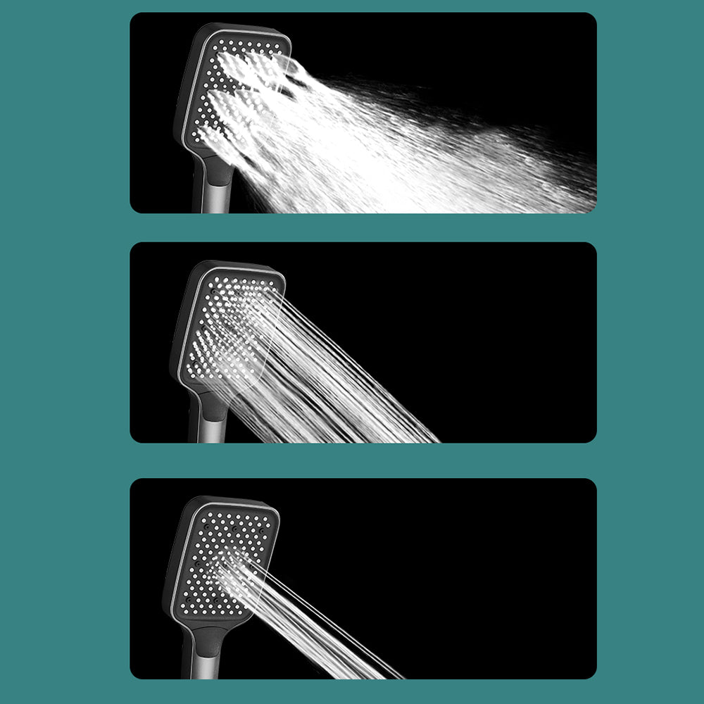 BowLift | Push-button shower system wall mounting hand shower square shower system with shower hose