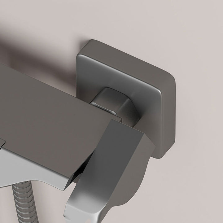 BowLift | Push-button shower system wall mounting hand shower square shower system with shower hose