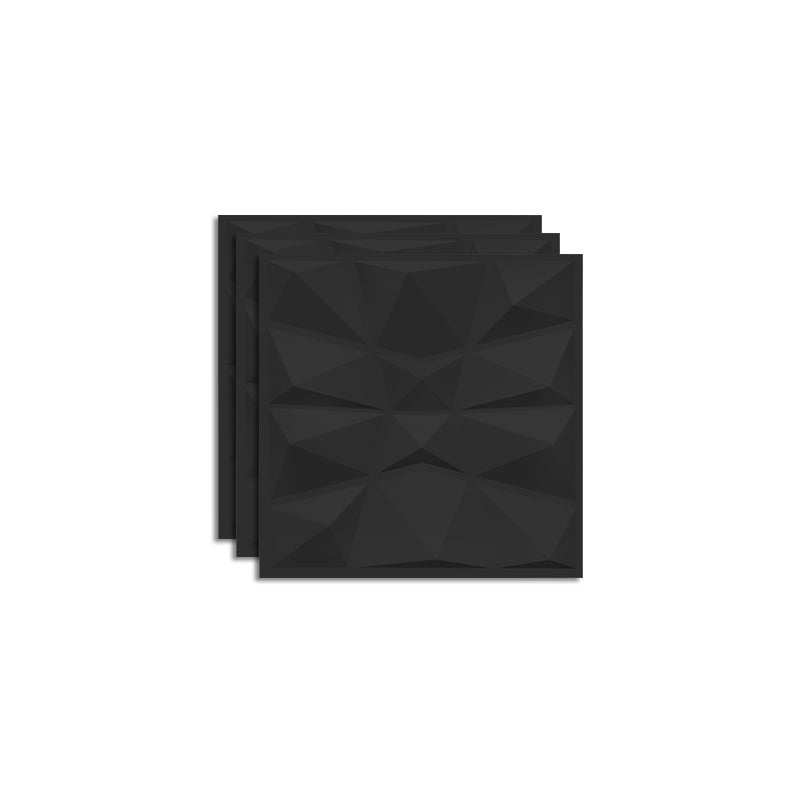 BowLift | Modern Zinc Back Wall Panel Smooth Upholstered Wall Ceiling in Black and White