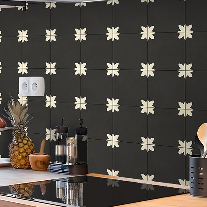 BowLift | PVC Peel and Stick Splash Protection Square Single Panel Wallpaper with Water Resistant