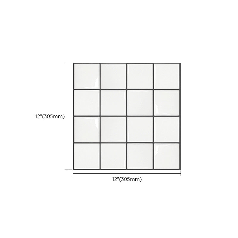 BowLift | Square Peel and Stick Wall Tile PVC Waterproof Mosaic Tiles Wallpaper
