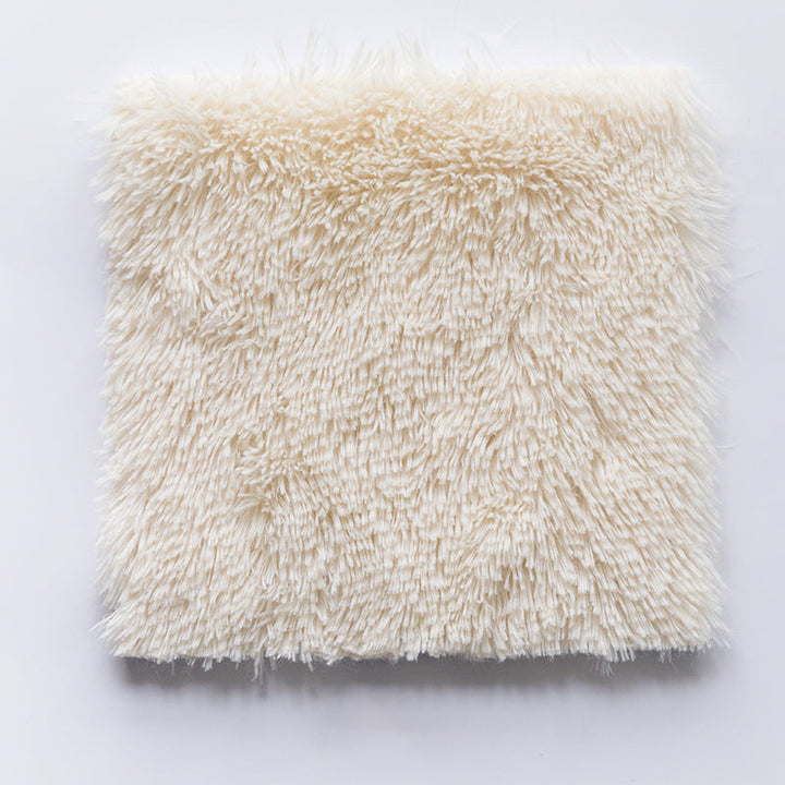 BowLift | Basic carpet tiles solid color long pile square bedroom carpet tiles