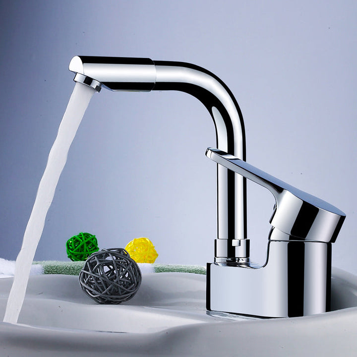 BowLift | Modern Deck Mounted Bronze Freestanding Tub Filler Single Handle Freestanding Faucet