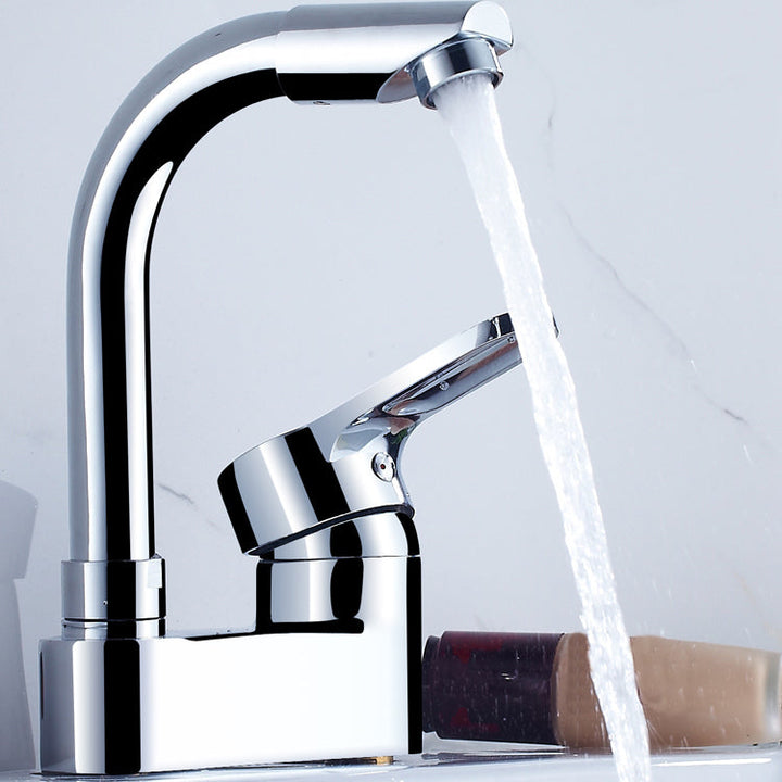 BowLift | Modern Deck Mounted Bronze Freestanding Tub Filler Single Handle Freestanding Faucet
