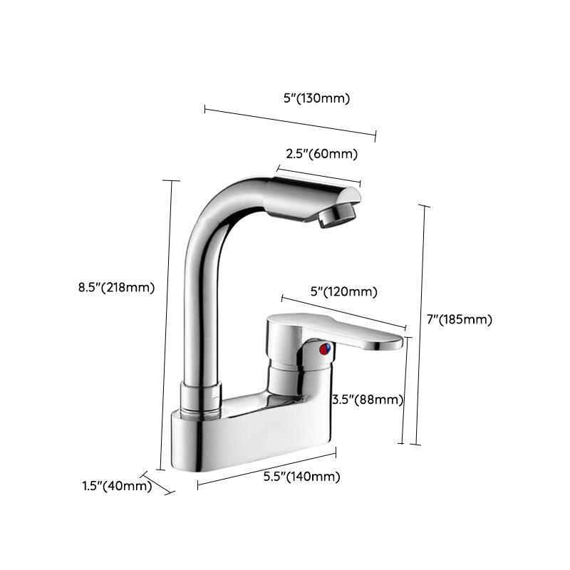 BowLift | Modern Deck Mounted Bronze Freestanding Tub Filler Single Handle Freestanding Faucet