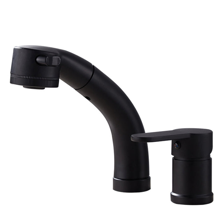 BowLift | Vessel washbasin mixer High arch three-way faucet 2-hole fittings