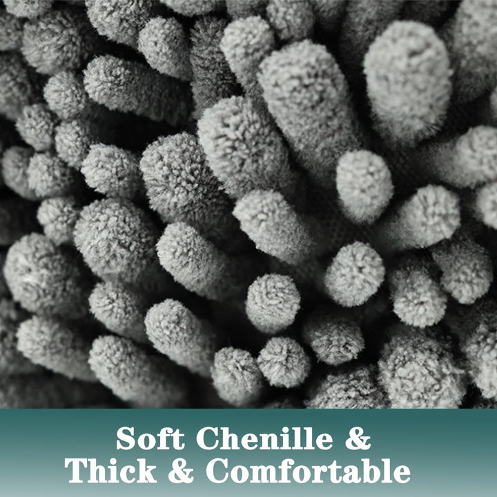 Thick microfiber bath mat - Soft, absorbent, non-slip - Perfect for bathroom and bedroom | Bowlift