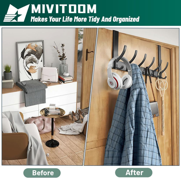 BowLift | Over Door Hanger with 6 Hooks