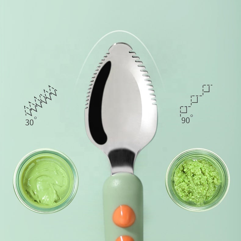 BowLift | Baby Double Head Scraping Fruit Spoon