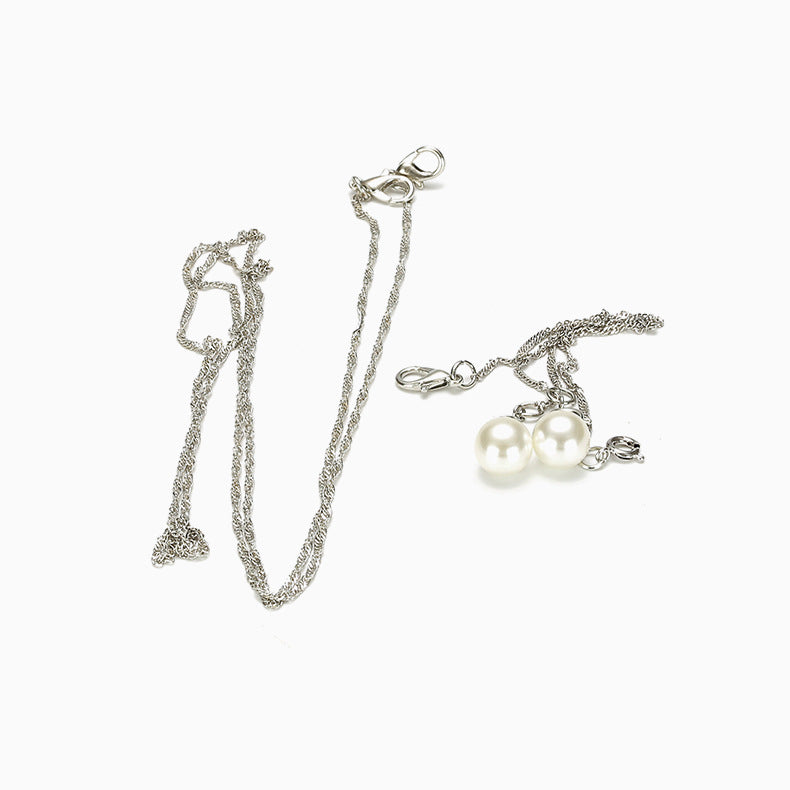 Elegant Necklace with Pearl Pendants Bowlift