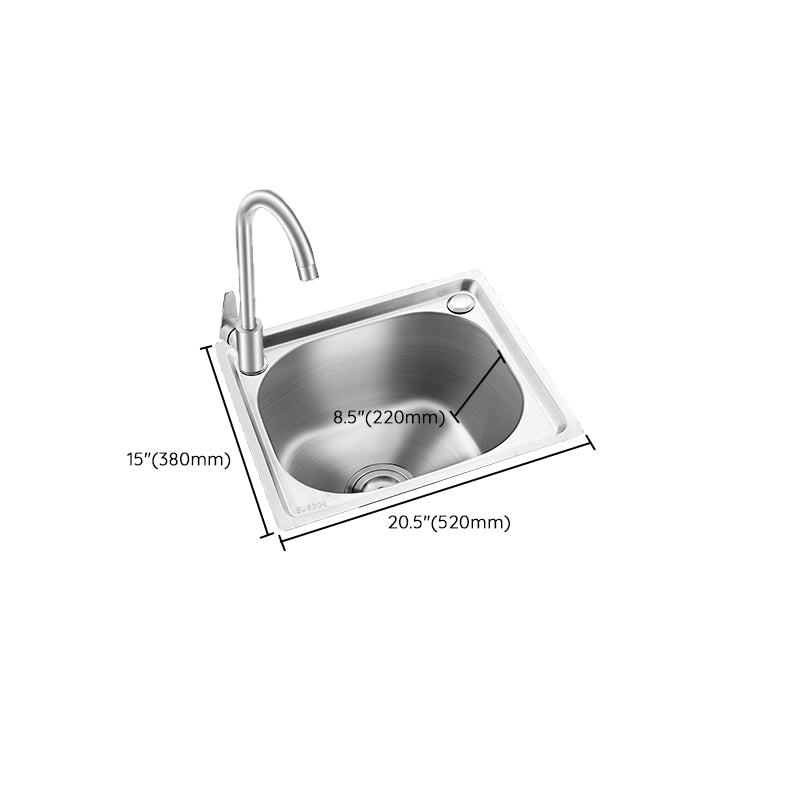 BowLift | Modern Bar Prep Mirror Stainless Steel with Faucet Workstation Rack