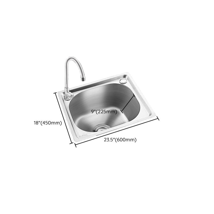 BowLift | Modern bar prep mirror stainless steel with faucet workstation strip