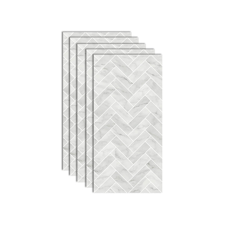BowLift | Plastic Peel and Stick Wall Tile Waterproof Single Panel Wallpaper with Rectangular Shape
