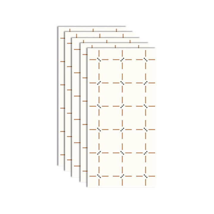 BowLift | Plastic Peel and Stick Wall Tile Waterproof Single Panel Wallpaper with Rectangular Form