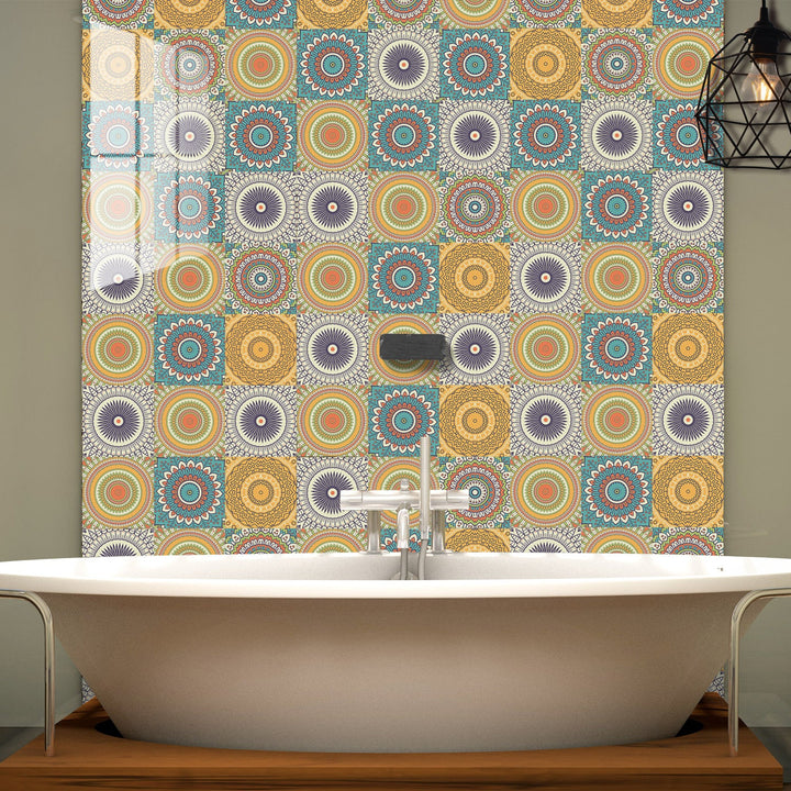 BowLift | PVC Peel & Stick Mosaic Tile Square Mosaic Tiles Wallpaper with Waterproof