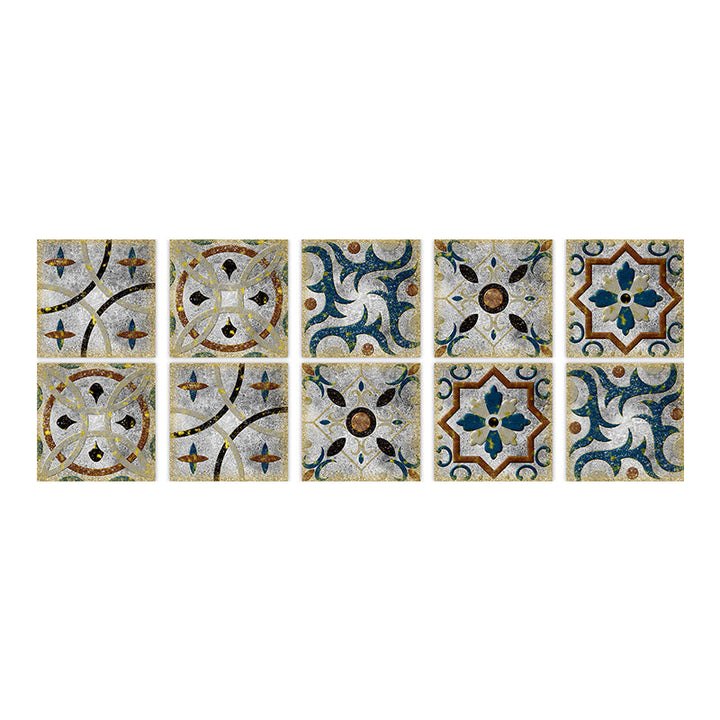 BowLift | Square Peel & Stick Mosaic Tile PVC Waterproof Mosaic Tile Wallpaper