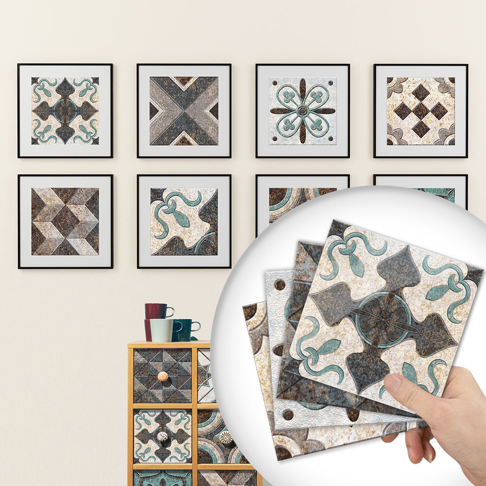BowLift | Square Peel & Stick Mosaic Tiles PVC Mosaic Tiles Wallpaper with Waterproof