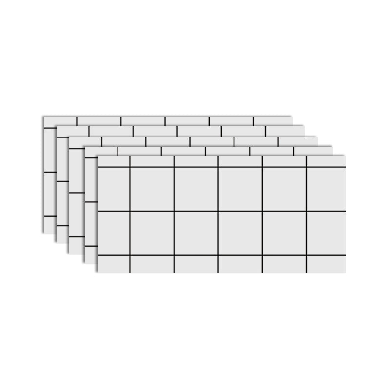 BowLift | Single Tile Wallpaper PVC Rectangular Peel and Stick Wall Tile