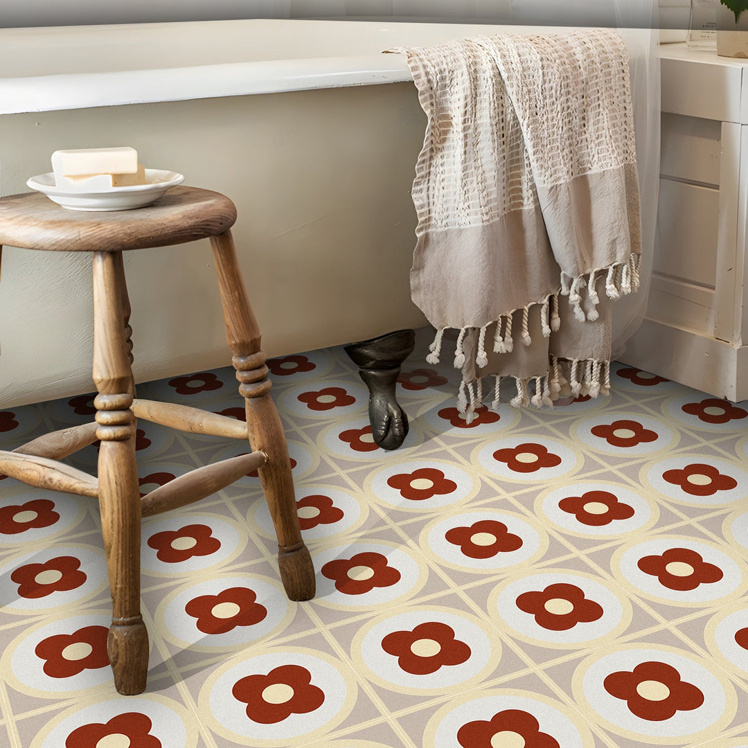 BowLift | Square Peel & Stick Field Tile Waterproof PVC Peel and Stick Wall Tile
