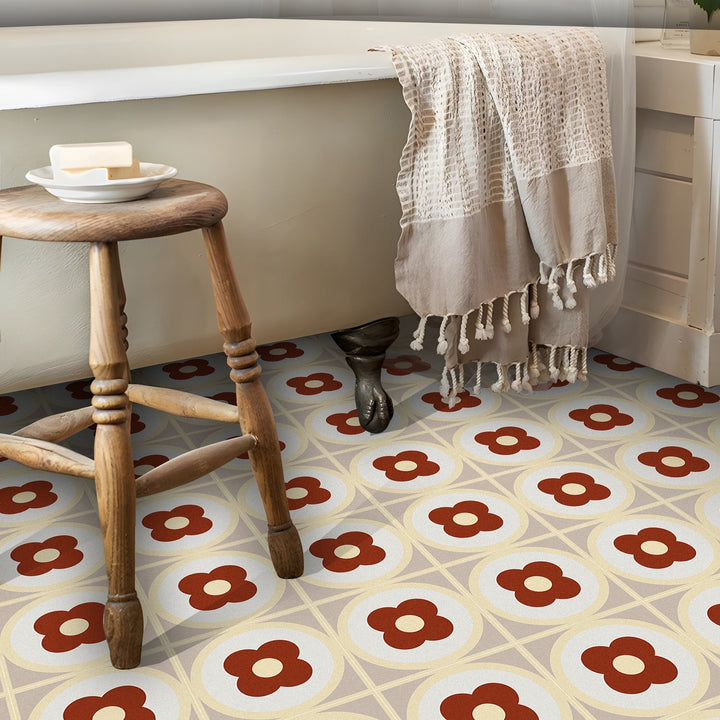 BowLift | Square Peel & Stick Field Tile Waterproof PVC Peel and Stick Wall Tile