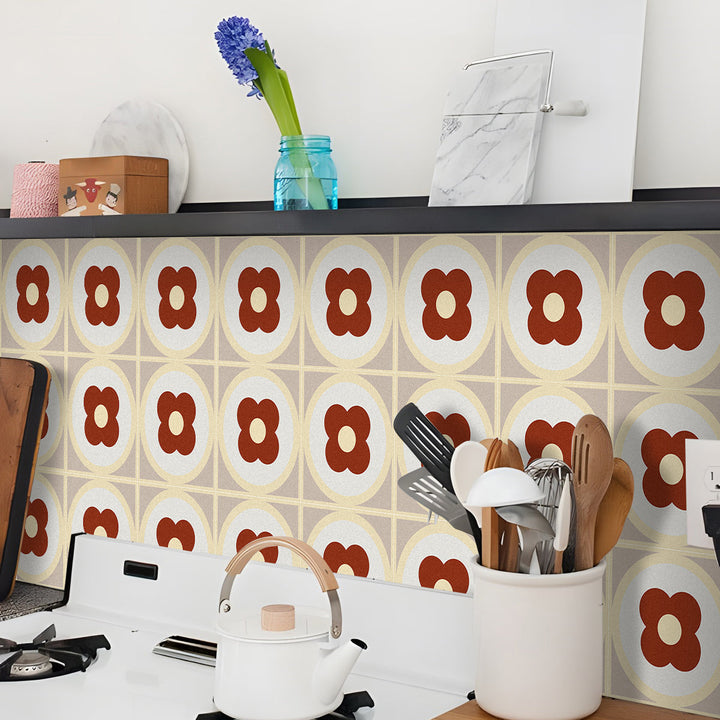 BowLift | Square Peel & Stick Field Tile Waterproof PVC Peel and Stick Wall Tile