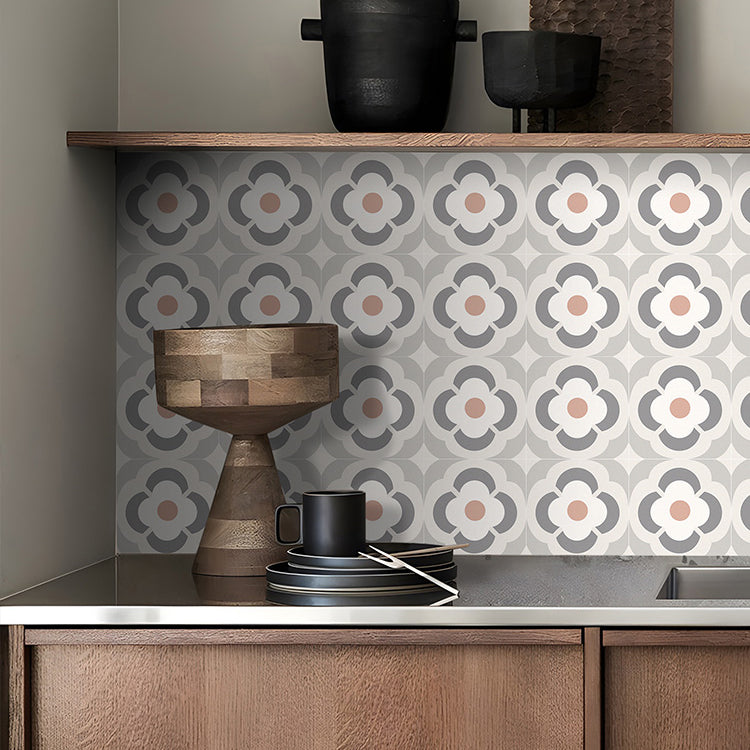BowLift | Square Peel-and-Stick Backsplash PVC Field Tiles Wallpaper with Waterproof