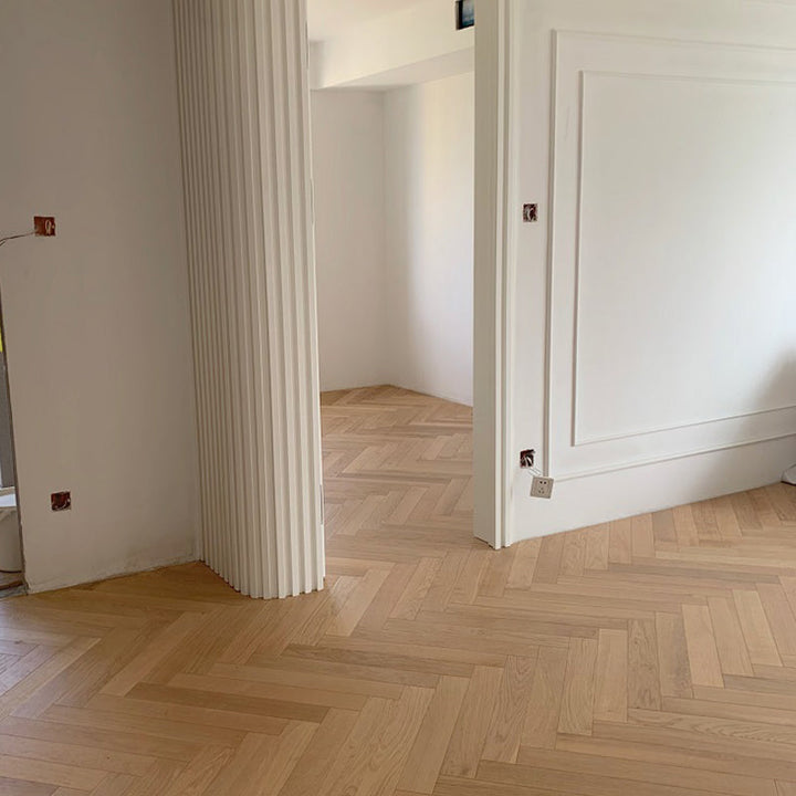 BowLift | Solid wood parquet contemporary wood decking tiles