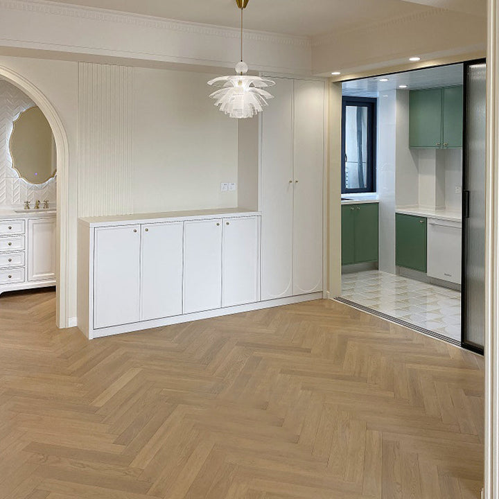 BowLift | Solid Wood Parquet Contemporary Wood Deck Tiles