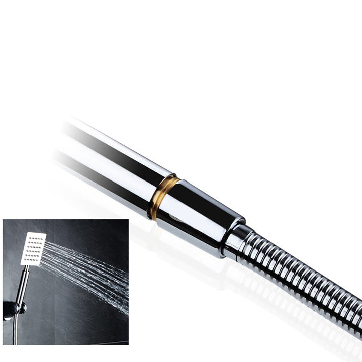 BowLift | Shower head Brass Square Rain Spray Pipe Handheld Shower Head