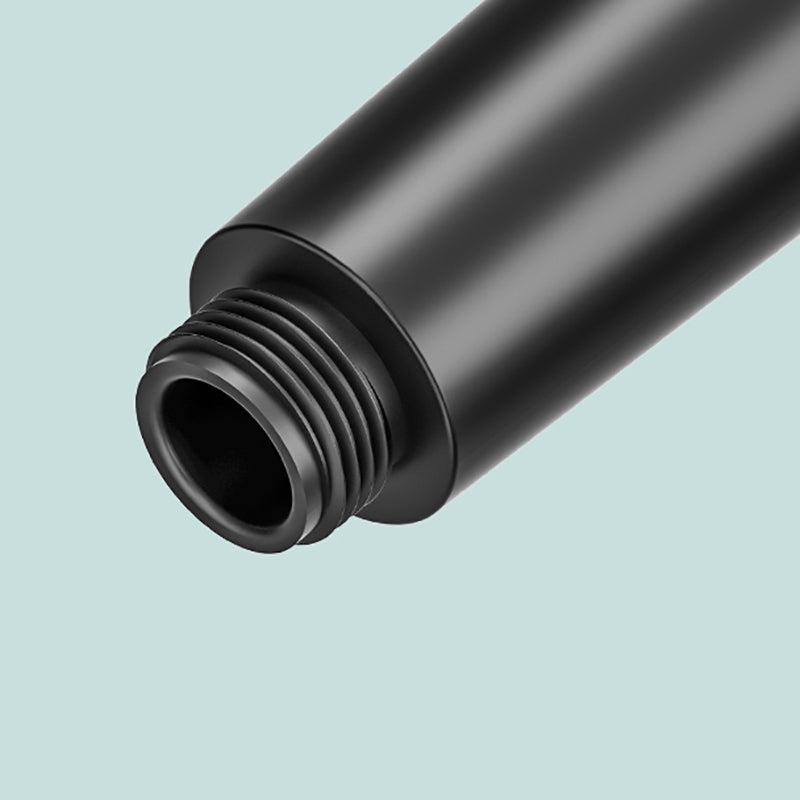 BowLift | Modern 6 Setting Shower Head Adjustable Spray Pattern Matt Black Round Shower Head