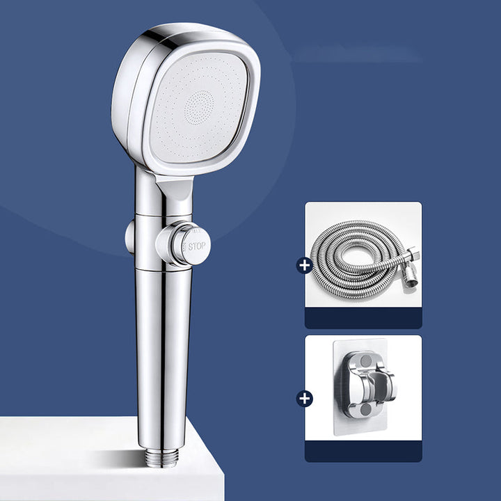 BowLift | Shower Head Bathroom Square Controllable Brass Handheld Shower Head