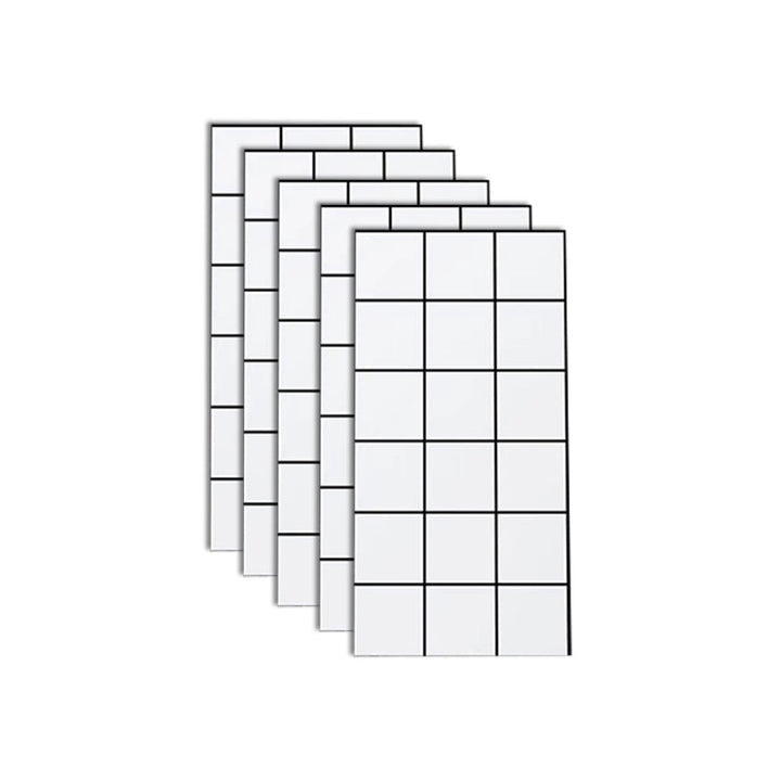 BowLift | Plastic Peel and Stick Wall Tile Field Tile Wallpaper with Rectangular Shape