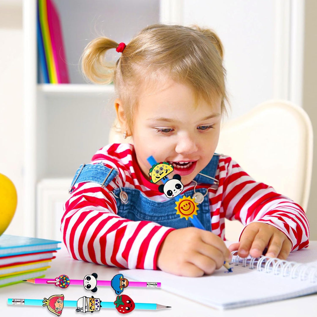 BowLift | 100 Pcs Cute Pencil Topper Decoation