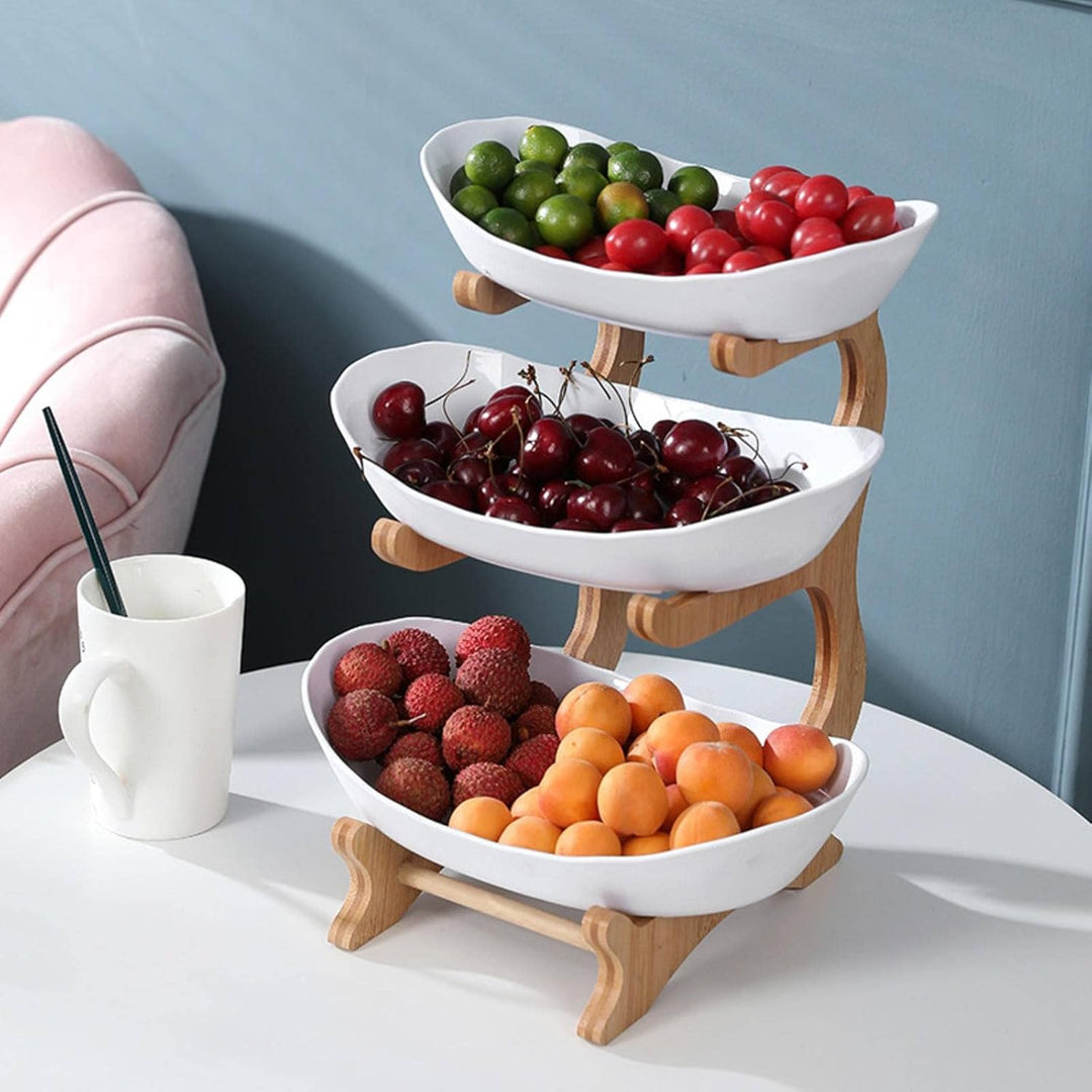 BowLift | Stylish Metal Fruit Stand with 2 or 3 Layers - StackFruit