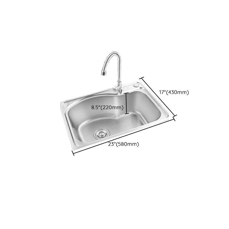 BowLift | Modern Bar Prep Mirror Stainless Steel with Faucet Workstation Rack