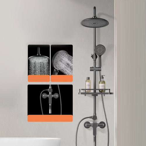 BowLift | Modern shower accessories push-button shower head wall-mounted shower combination