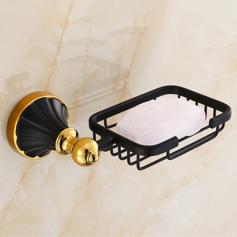BowLift | Traditional Bathroom Accessories Set Towel Bar Bathroom Shelf Black Bathroom Accessories Set