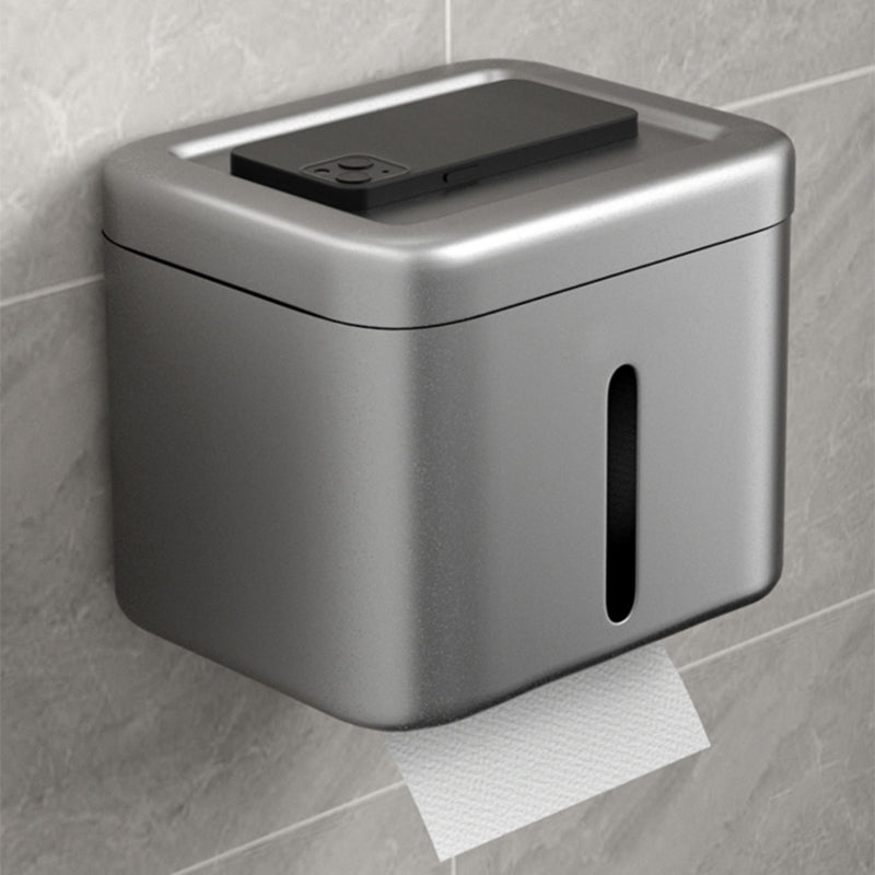 BowLift | Modern gray bathroom hardware set towel rack paper holder bathroom accessory set