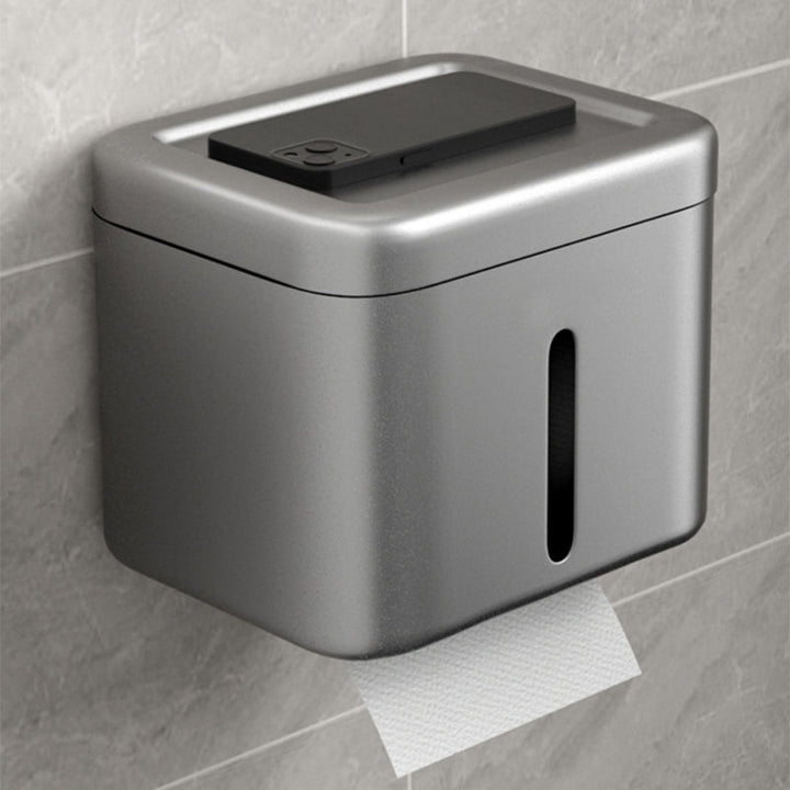 BowLift | Modern gray bathroom hardware set towel rack paper holder bathroom accessory set