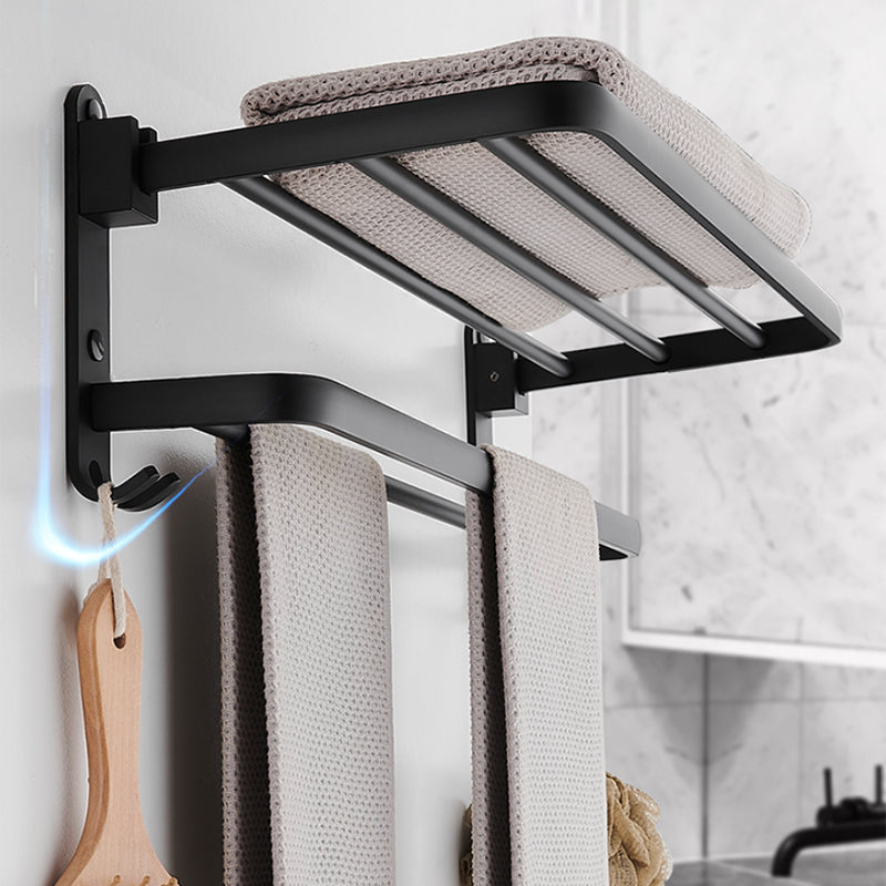 BowLift | Modern Bathroom Accessories Set Black Towel Bar Paper Holder Bathroom Accessories Kit