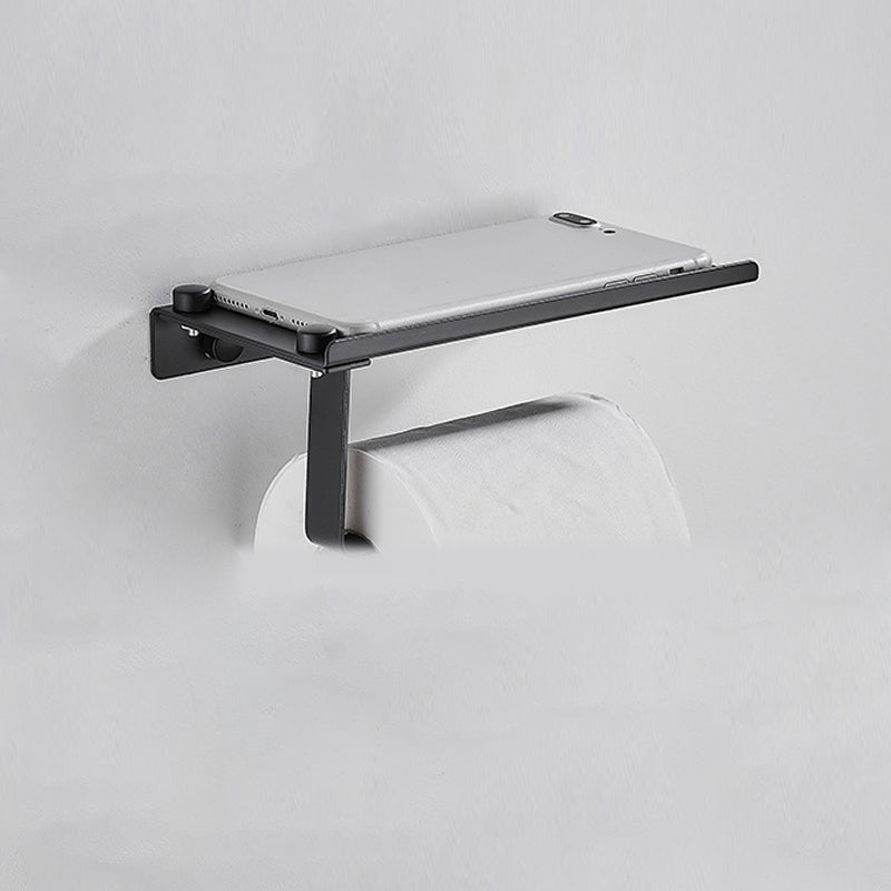 BowLift | Modern Bathroom Accessories Set Black Towel Bar Paper Holder Bathroom Accessories Kit