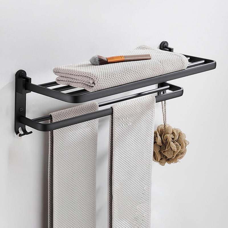 BowLift | Modern Bathroom Accessories Set Black Towel Bar Paper Holder Bathroom Accessories Kit